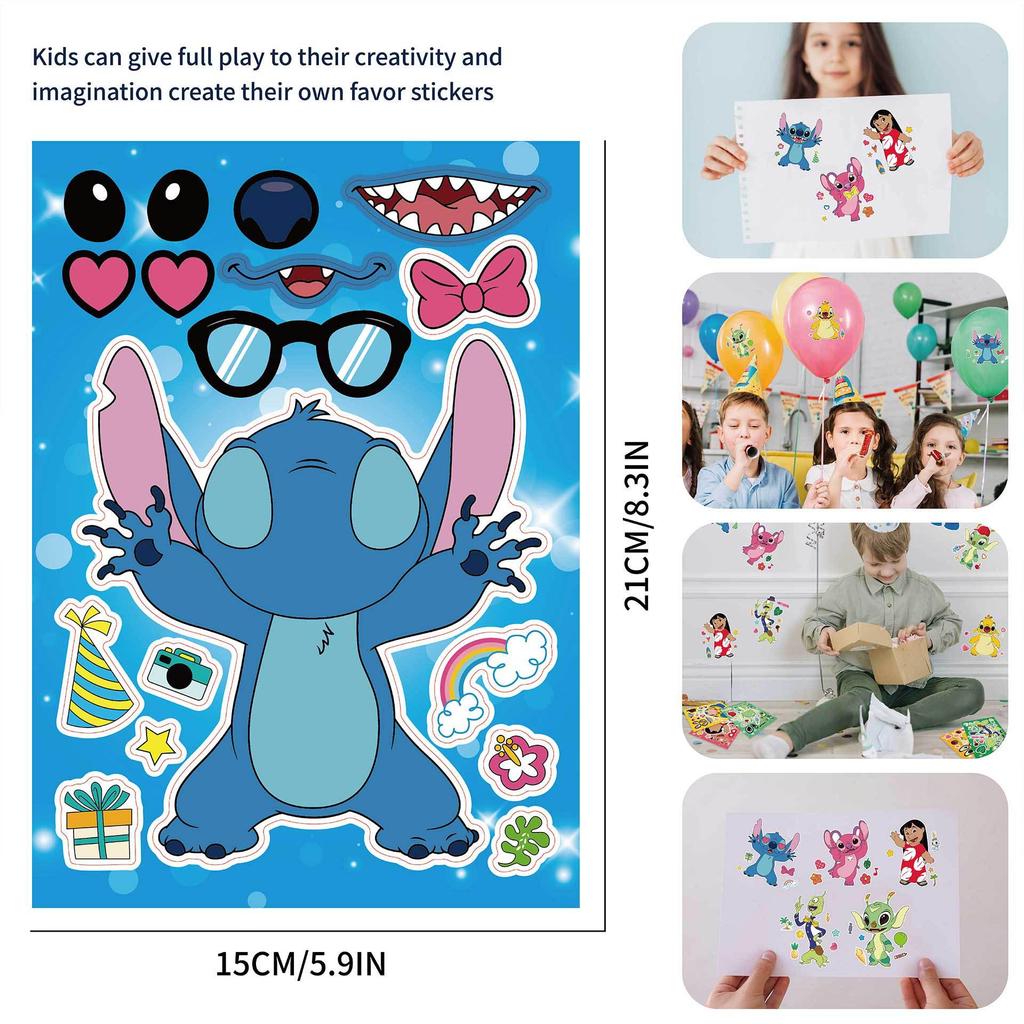 Lilo & Stitch Interactive Educational Puzzle Stickers for Kids