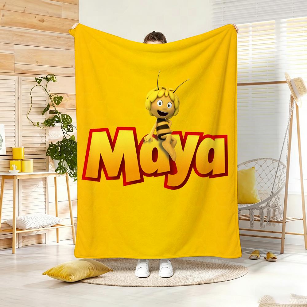 Coperta in Flanella Leggera 240g M-Maya l'Ape Hit Anime Morbida Delicata sulla Pelle per Rinfrescarsi in Estate