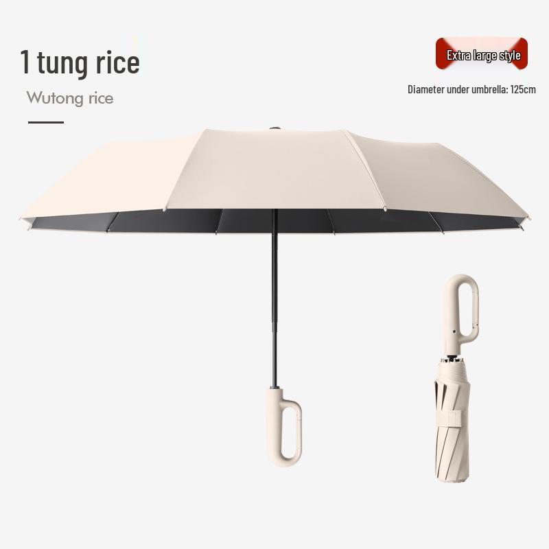 Large Automatic Dual-Use Umbrella: Sunshade & Rain Protection with Custom Logo