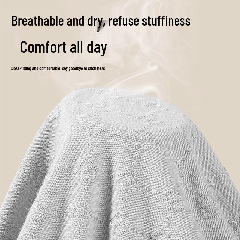 Nanjiren Men's 3-Pack Cotton Antibacterial Boxer Briefs