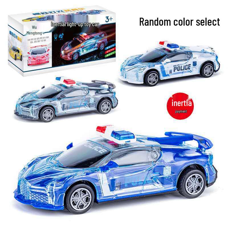Electric Racing Toy Car with 3D Lights and Music - Popular for Kids