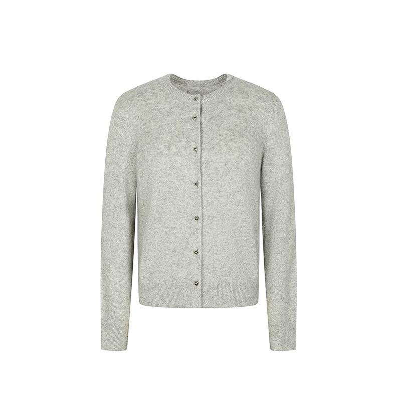 Women's Cashmere Silk Blend Round Neck Sweater