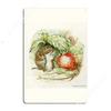 DORA Tin Sign Timmy Willie Mouse  Beatrix Potter Metal Signs Pub Create Kitchen Plaques Tin Sign Posters