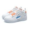 New LiNing CF New Sequence Mid Top Skateboard Shoes Women's White Orange Blue AGCR112-4