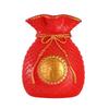 Blessed Bag Flowerpot Vase Chinese New Year Spring Festival Fortune Making Flower Arrangement Vase Plastic Festival Decoration