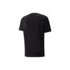 Puma Loose Fit Letter Print Crew Neck T-Shirt Unisex Tops Black 622572-01
