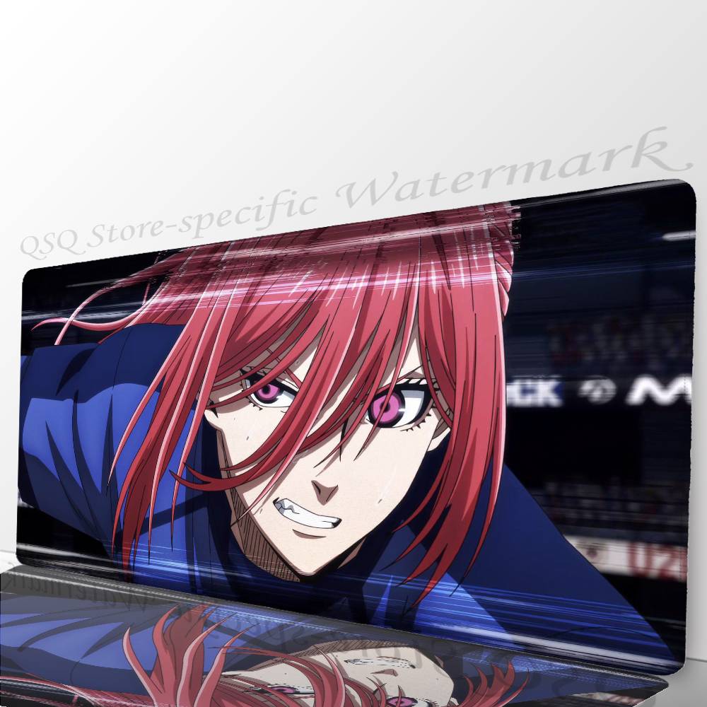 Chigiri Hyoma Manga BLUE LOCK Mousepad Mouse Mat Desk Mat With Pad Gaming Accessories Prime Gaming XXL Keyboard Pad Padding Ma