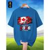 Fifa-Themed Men'S Breathable Summer Short-Sleeve T-Shirt, Featuring Player Silhouette Prints, Perfect for World Cup Themes, Sports Outfits