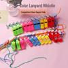 Colorful Plastic Sports Whistle for Kids and Fans