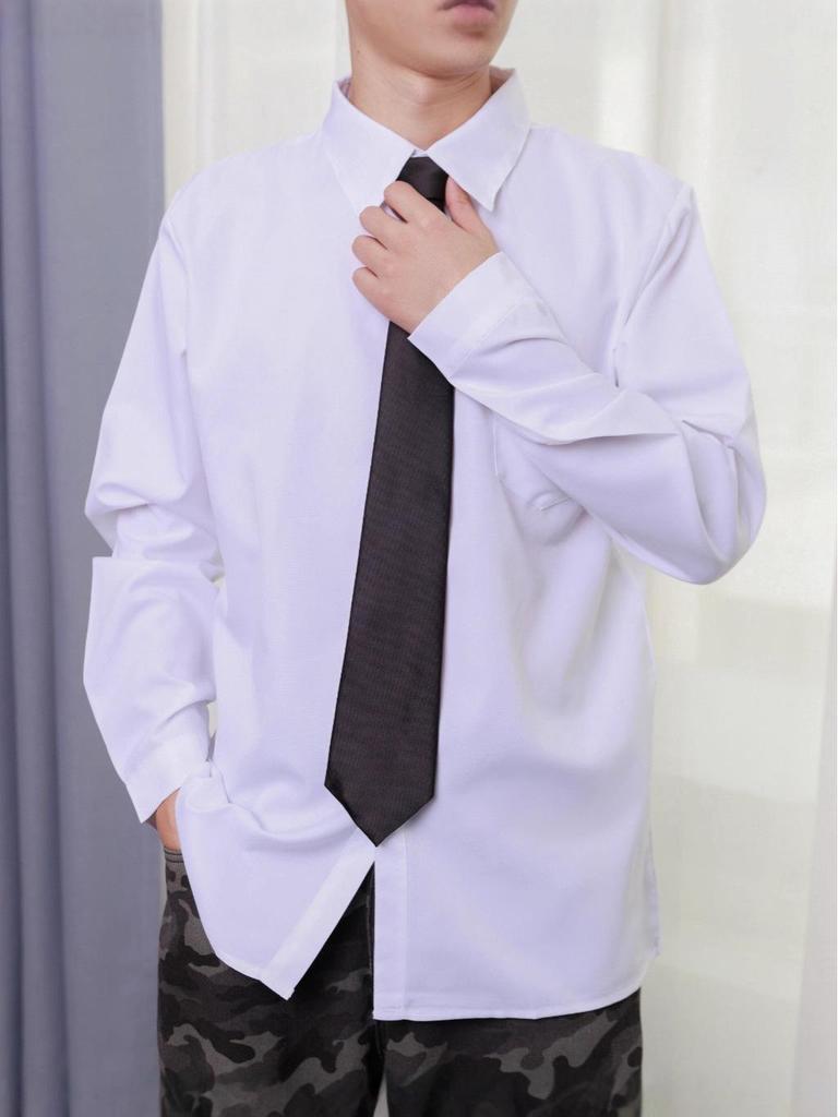 Unisex White Shirt: Long & Short Sleeve Options for Business, School or Casual Wear