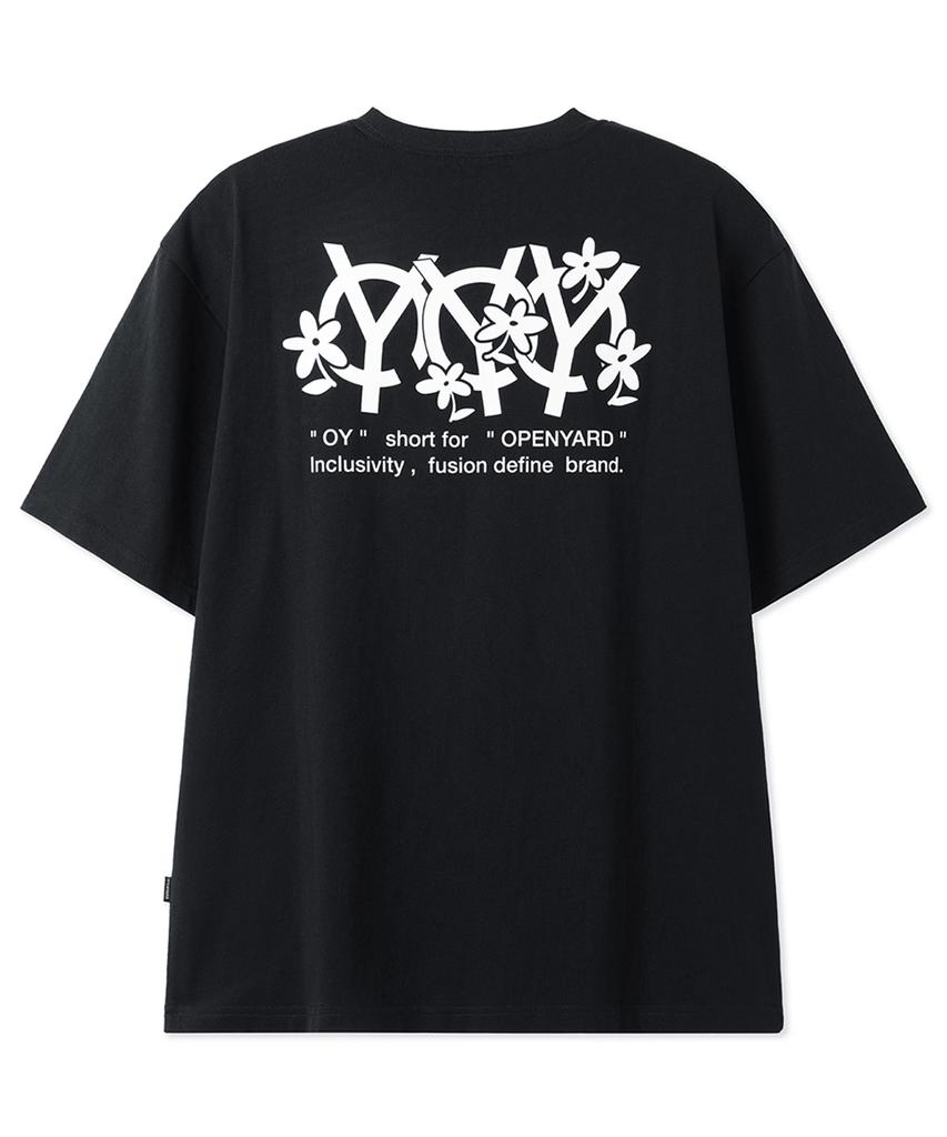 Opeunyadeu(Owai) Bloom Logo Tee - Black