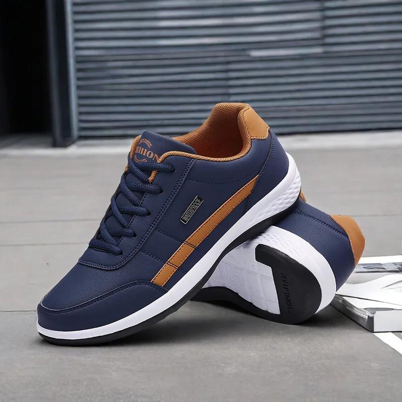 Mode Vita Herr Tennisskor Zapatos Barfota Skor Tonåringar Vita Herr Sneakers Hampa Man Sportskor Brittisk Stil Tennis Snörenför