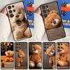 Cute Bear Phone Case For Samsung Galaxy S25 Ultra S24 S23 Ultra S9 S10 S20 S21 S22 Plus S24 FE Cover