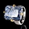 Jewelry Simulation Redeen Cut Texture Ring Heroine Stone 15 * 20