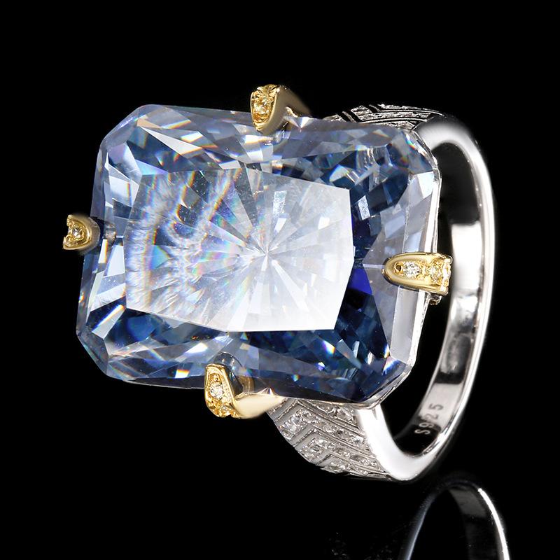 Jewelry Simulation Redeen Cut Texture Ring Heroine Stone 15 * 20