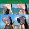 Summer Sun Hat With Large Brim And Shell Shaped Design For Women Breathable Uv Sun Protection