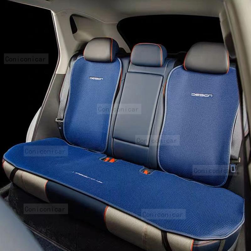 For BYD ATTO 3 EV Four Seasons Car Seat Cover Breathable Ice Silk Car Seat Cushion Protector Pad Front Fit for Most Cars