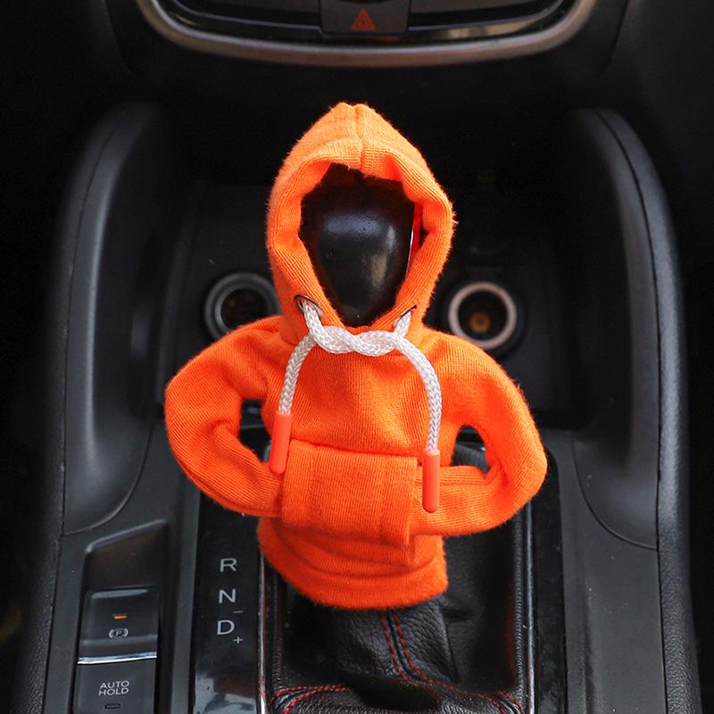 

Новый чехол на ручку переключения передач: Рукав в стиле худи для украшения автомобиля