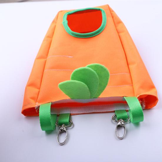 Rabbit Hay Feeder Less Waste Large Capacity One Hole Chinchilla Hanging Hay Bag Food Dispenser Pet Supplies