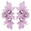 Vintage Schwere Spitze Spitzenapplikation Passendes Muster Bunte Florale Stickerei Borte DIY Design 3D Gestickter Aufnäher Kleidung Nähen