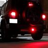 Running Brake Reverse Red 15 LED Towing Hitch Cover Light For Trucks 2" Receiver