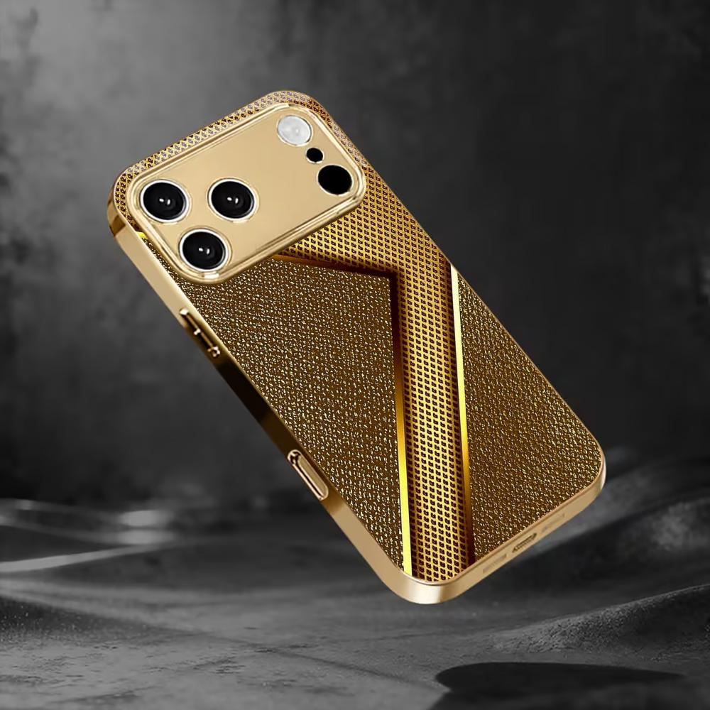 Exquisite Luxurious High-end Phone Case Electroplated Glass PhoneCase for iPhone 17 16 15 14 13 12 11pm Pro Plus Dropresistant