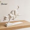 Modern Minimalist Home Decoration 3D Printed Cat Dog Figurine, Stair Animal Sculpture, Stable Decorative Ladder Decor Cat/Dog Shape Stepping Artistic