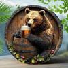 Vintage Metal Tin Sign Beer Decor Wall Art