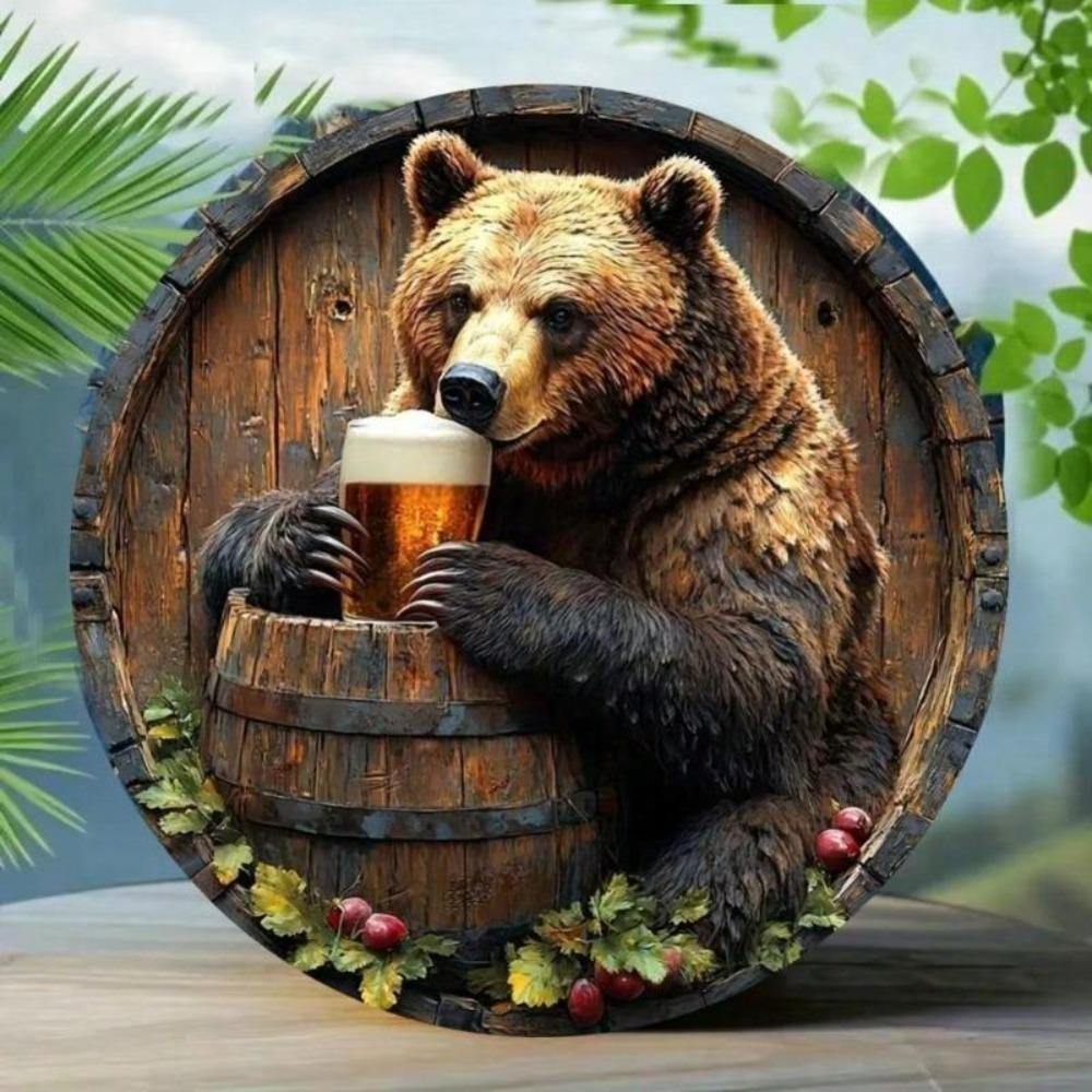 Vintage Metal Tin Sign Beer Decor Wall Art