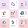 50pcs Cartoon Cute Rainbow Unicorn Stickers for Kids Scrapbooking Laptop Travel Luggage Laptop Wall Car Decoration Decal