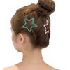Bunte Hallow Star Haarnadel Haar Krallen Haar Clips Für Mädchen Frauen Kid Childs Vintage Für Geschenk Haar Zubehör Kopf Dekoration