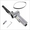 Industrial-Grade 10mm Pneumatic Belt Sander - Lightweight Air-Powered Handheld Grinder & Polisher