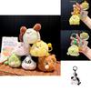 Cute And Cuddly Bubbling Animal Plush Keychain Unique Cartoon Style Hanging Ornament