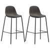 Day and Night - Day and Night Kitchen Stools 2 Units Dark Gray Fabric