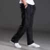 Men's Summer Workwear Casual Washed Cotton Pants, Multi-Pocket, Plus Size M-6XL