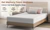 Mattress 140x200, Height 20cm, Ergonomic Cold Foam Mattress, Fabric with Soft Surface, Medium Firmness