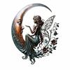 Weatherproof Metal Wall Art Aged Finish Outdoor Garden Decor  Outdoor Garden