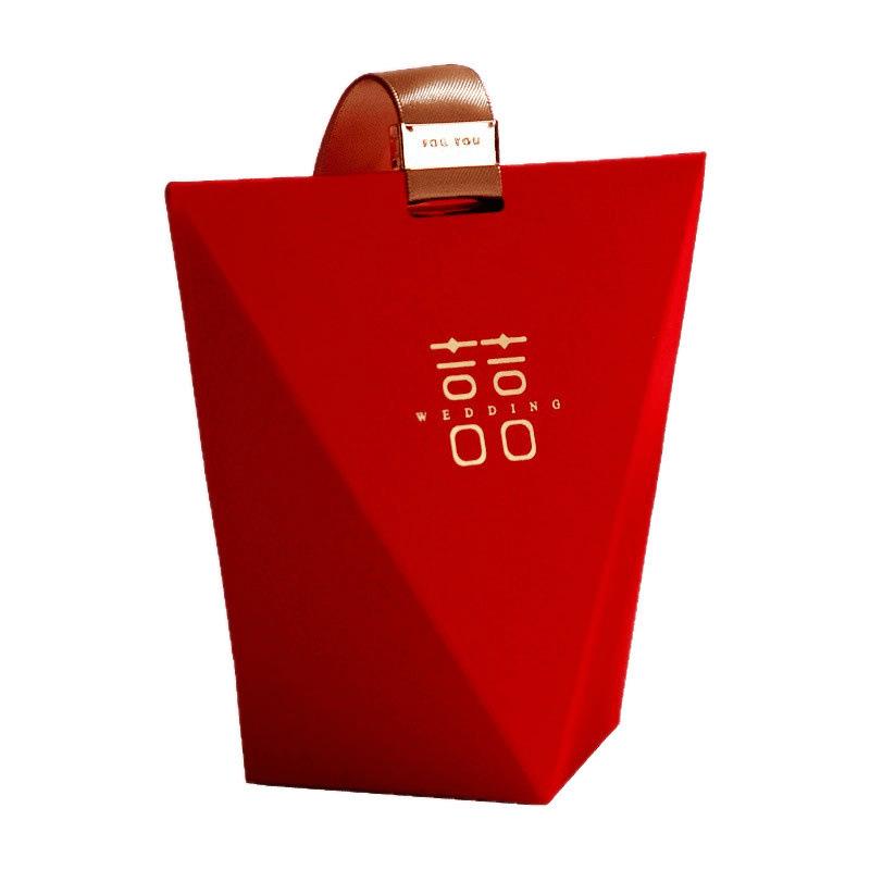 Creative Red Chinese Wedding Candy Boxes - New Style Candy Bags