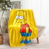 The Simpsons Theme Printed Blanket - Perfect for Couch, Bed, Travel & Outdoor Use | Machine Washable, Cozy & Durable.