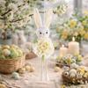Soft Plush Bunny Doll Ornaments Colorful Rabbit Figurine Easter Rabbit Pendant  Party Favors