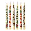 6Pcs LED Taper Candles Battery Operated Flameless Candles with Remote Control Christmas Light-up Candles for Home Winter Festive Decor