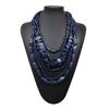 Irregular Colored Wooden Bead Necklace Hot Selling Personalized Fashion Accessory Bohemian Multilayer Wood Bead Choker Necklaces
