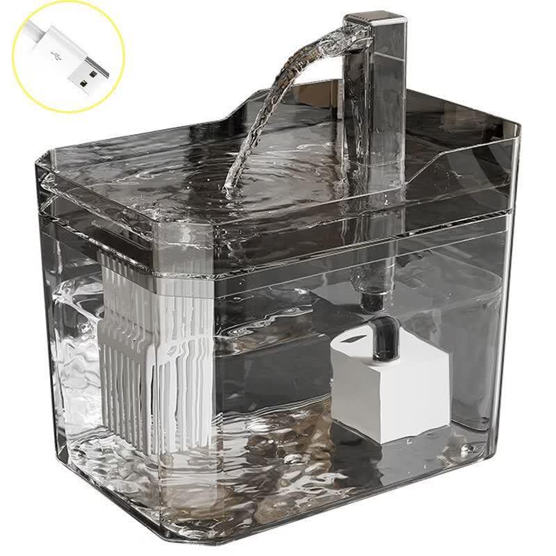 LISM Transparent Diamond USB Pet Water Dispenser
