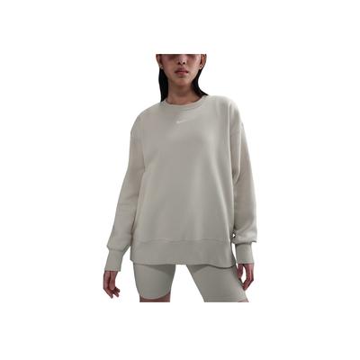 Sportswear Phoenix Fleece Swoosh Comfortable Crew Neck Long Sleeve Sweatshirt Women Sweatshirt Light-Mineral-Brown Sail FZ4271-104