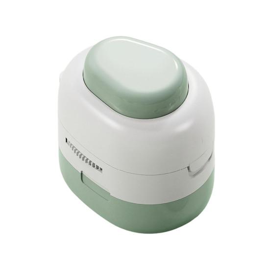 2-in-1 Pill Cutter Adjustable 1/2 1/4 Pill Splitter with Sharp Blade Storage Compartment Portable Safe Tablet Cutter for Tiny Small And Large Pills