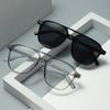 European and American Style Retro Sunglasses for Men, High-end Aviator Sunglasses, UV Protection Glasses.