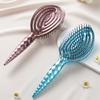 Vented Hair Brush Portable Anti-static Thin Thick Curly Long Wet Dry Hair Paddle Brush Scalp Massage Hair Styling Detangling Comb