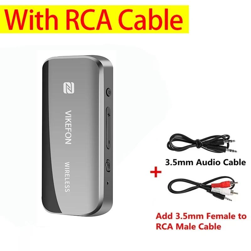 VIKEFON Bluetooth Aux Adapter Wireless USB Dongle NFC TF Card 3.5mm Jack For TV PC Speaker Car Kit Audio Receiver Transmitter
