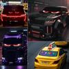 Colorful Car Devil Eyes Light Led Soft Screen DIY Car Windshield Dynamic LED Smart Phone App Control Flexible Matrix Screen