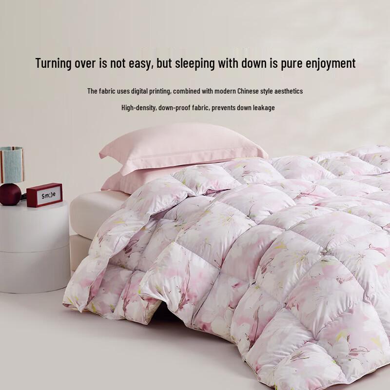 BEYOND Class A Antibacterial 95% White Goose Down Winter Comforter